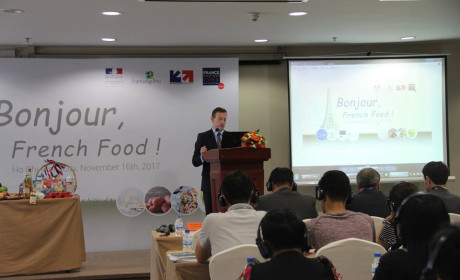 Pháp chia sẻ vấn đề quản lý vệ sinh an toàn thực phẩm và kiểm dịch động thực vật tại Vietnam Foodexpo 2017