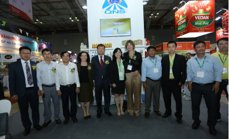 Đường Quảng Ngãi mở rộng thị trường tiêu thụ sản phẩm từ Vietnam Foodexpo