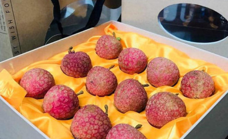 Vải thiều Việt Nam được đóng hộp như tổ yến khi bán tại Nhật, 650k chỉ mua được 1 hộp 12 quả