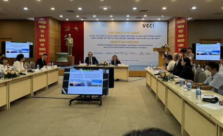 Hỗ trợ ngành chế biến thực phẩm và công nghiệp phụ trợ sử dụng năng lượng tiết kiệm và hiệu quả