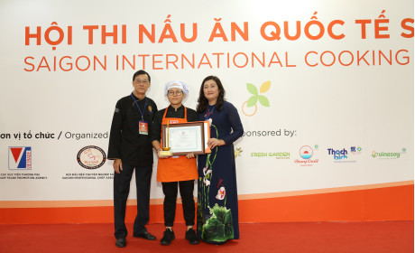 Ngô Nguyễn Thái Hiền giành Quán quân Hội thi Nấu ăn Quốc tế Sài Gòn 2018